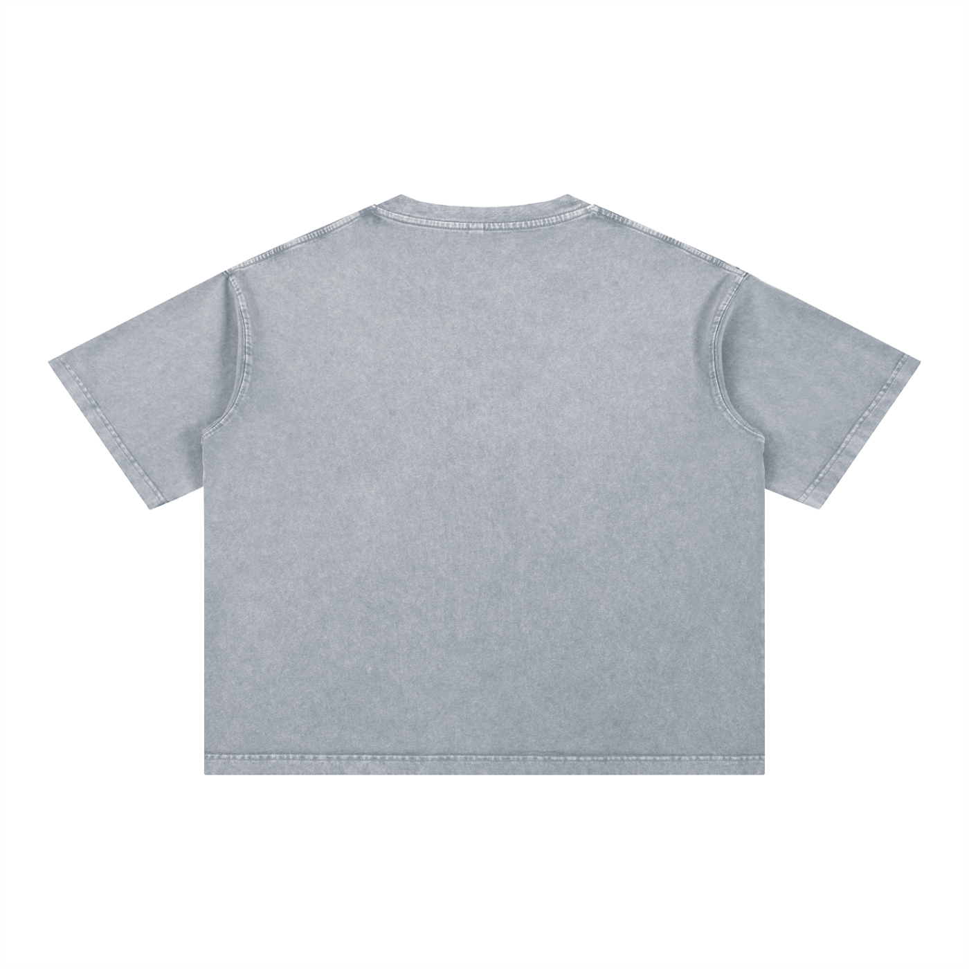 Retro Style Mineral Wash Boxy Cotton T-Shirt