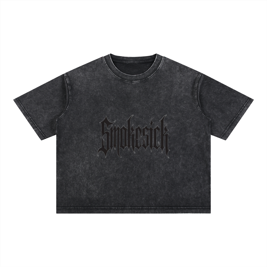 Mineral Wash Boxy Cotton T-Shirt