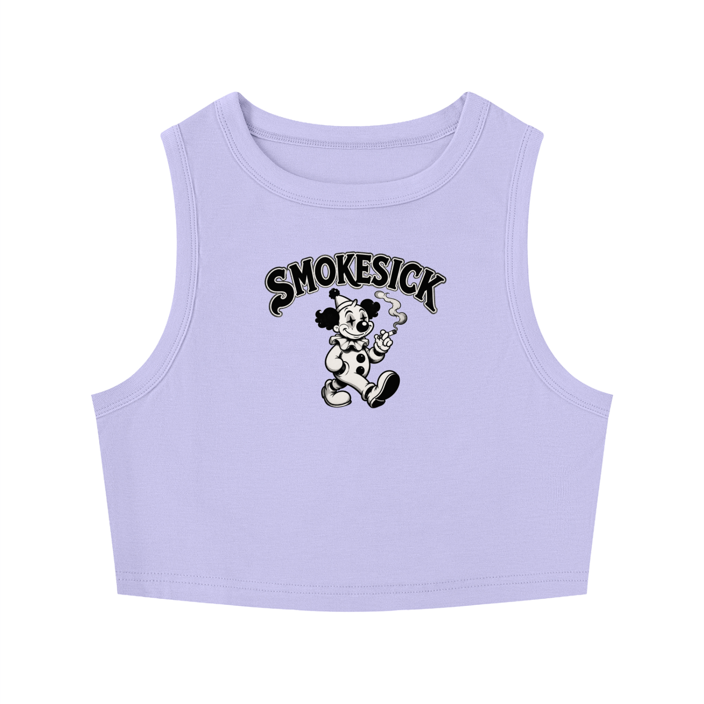 Women's Tight Crewneck Crop Tank Top