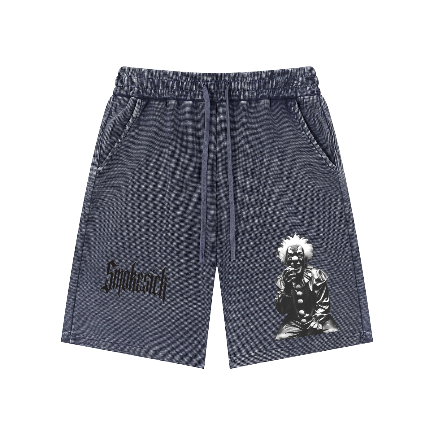 Mineral Wash Waffle Knit Shorts