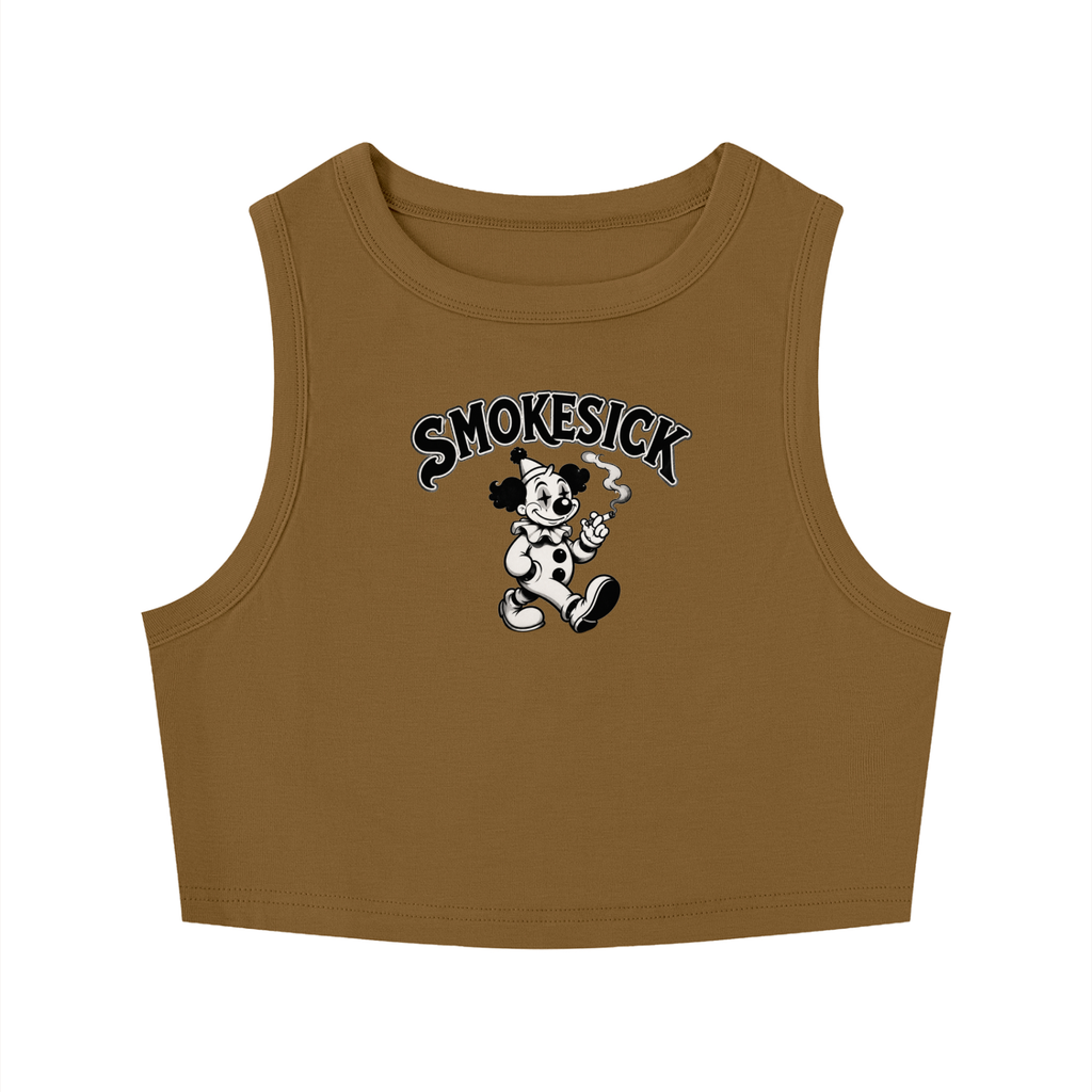 Women's Tight Crewneck Crop Tank Top