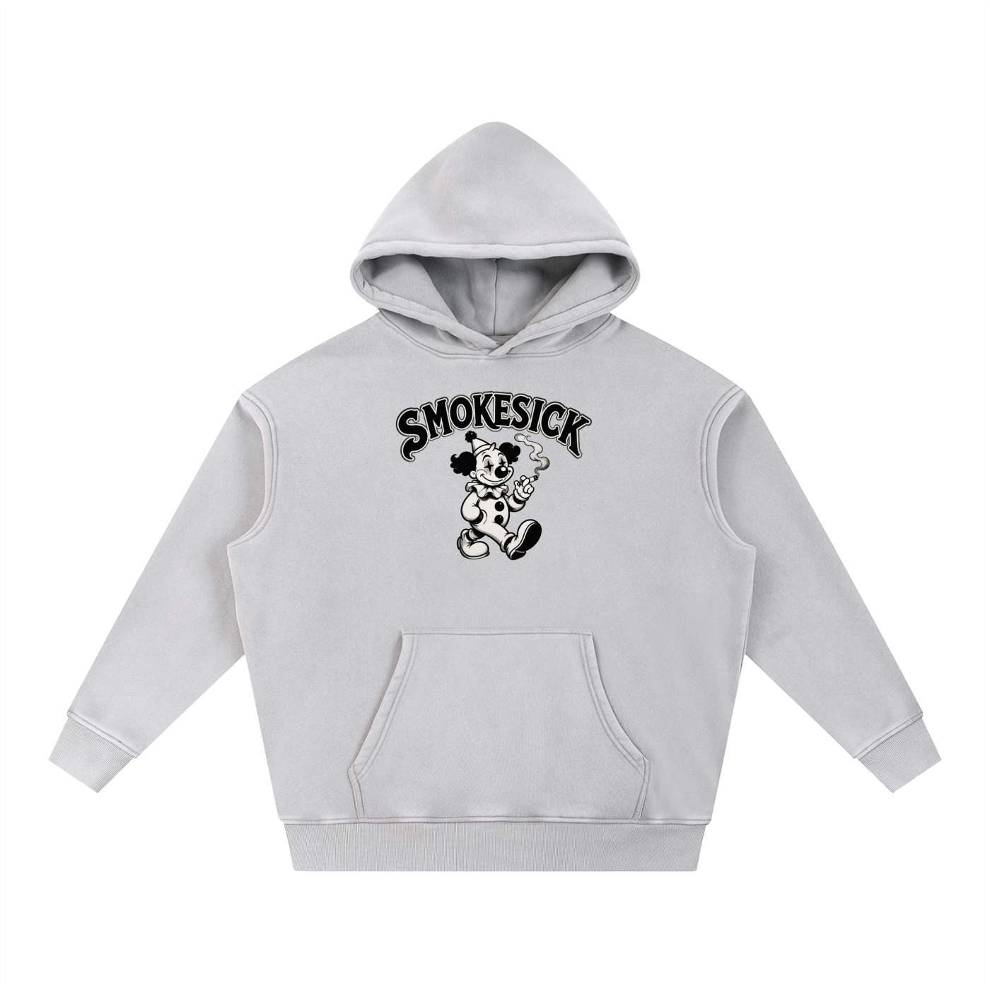 Snow Wash Fleece Oversize Hoodie