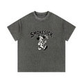 Mineral Wash Waffle Knit T-Shirt