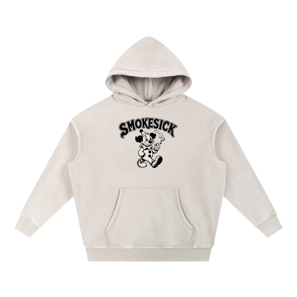Snow Wash Fleece Oversize Hoodie