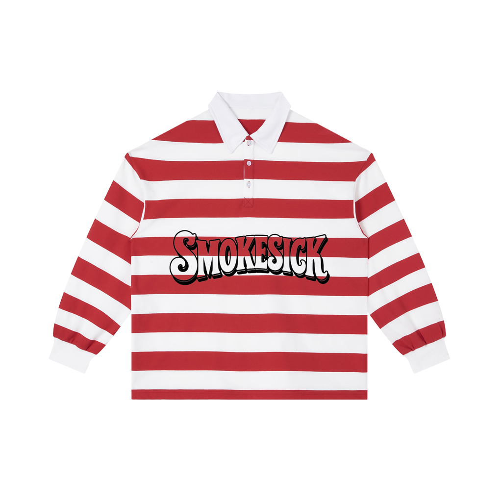 Color Block Stripe Polo Shirt