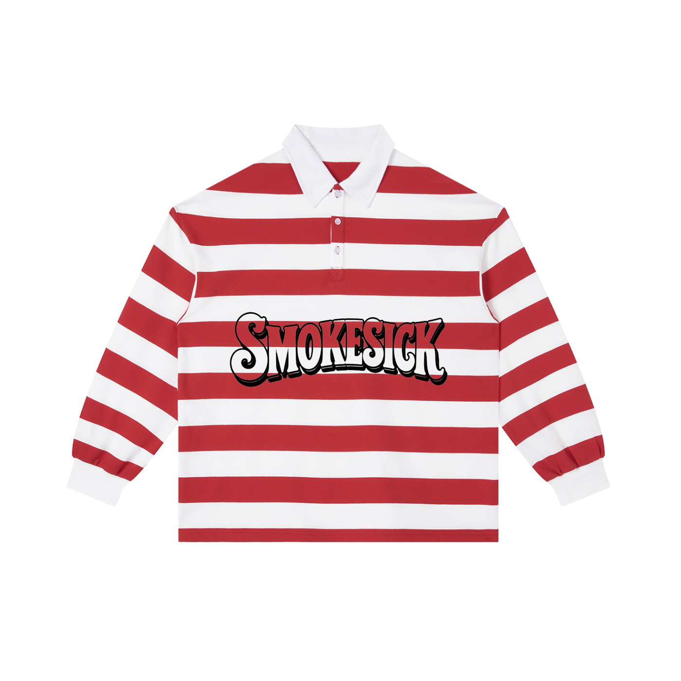 Color Block Stripe Polo Shirt