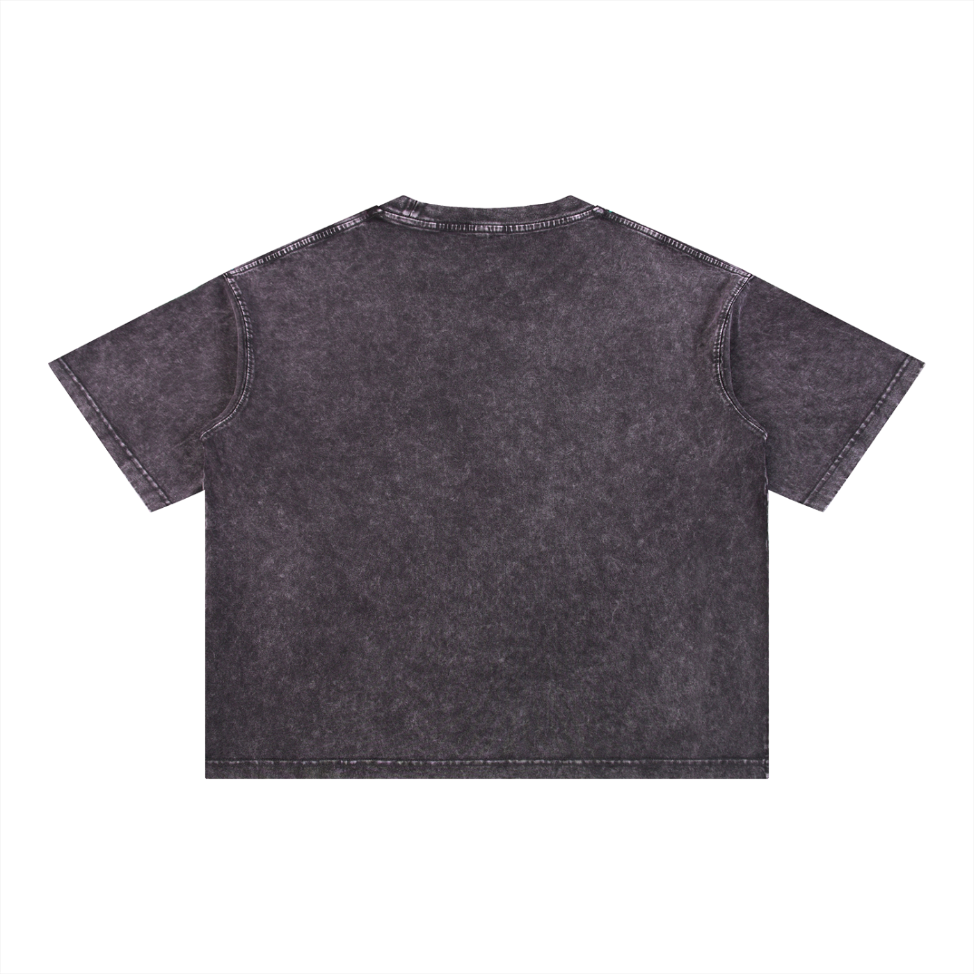 Retro Style Mineral Wash Boxy Cotton T-Shirt