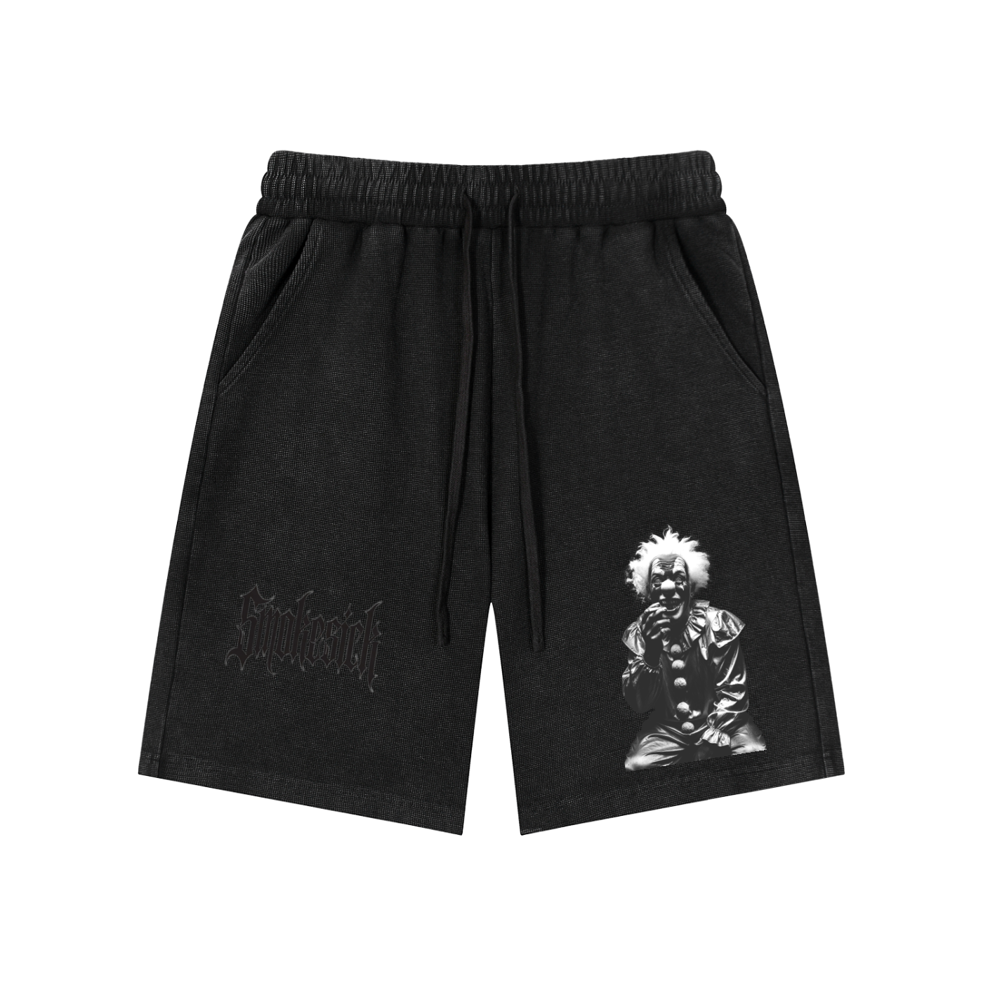 Mineral Wash Waffle Knit Shorts